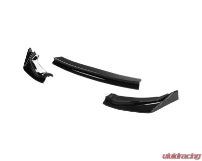 Spec-D Glossy Black Polypropylene Front Bumper Lip Kit Honda Fit 2014-2017 - LPF-FIT14GB-AK