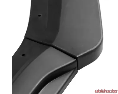 Spec-D Matte Black Polypropylene Front Bumper Lip Kit Ford Focus 2015-2018 - LPF-FOC15BK-AK