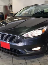 Spec-D Matte Black Polypropylene Front Bumper Lip Kit Ford Focus 2015-2018                                     - LPF-FOC15BK-AK - Image 10