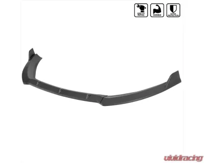 Spec-D Matte Black Polypropylene Front Bumper Lip Splitter Kit Ford Fiesta 2014-2019 - LPF-FST14SBK-PQ