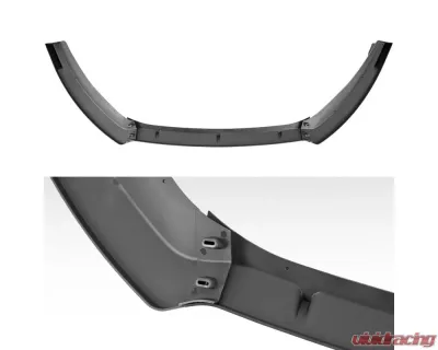 Spec-D Glossy Black Polypropylene Front Bumper Lip Splitter Kit Ford Fiesta 2014-2019 - LPF-FST14SGB-PQ
