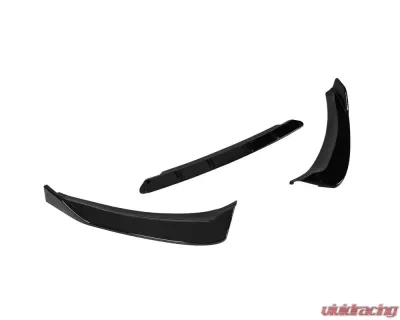 Spec-D Glossy Black Polypropylene 3PC Front Bumper Lip Set Ford Fusion 2017-2018 - LPF-FUS17GB-AK