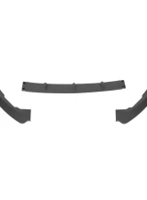 Spec-D Matte Black Polypropylene Front Bumper Lip Splitter Kit Ford Fusion 2019-2020                                     - LPF-FUS19BK-PQ - Image 7