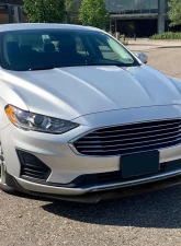 Spec-D Matte Black Polypropylene Front Bumper Lip Splitter Kit Ford Fusion 2019-2020                                     - LPF-FUS19BK-PQ - Image 10