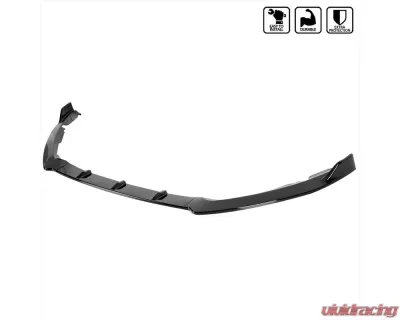 Spec-D Glossy Black Polypropylene Front Bumper Lip Splitter Kit Ford Fusion 2019-2020 - LPF-FUS19GB-PQ