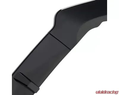 Spec-D Glossy Black Polypropylene Front Bumper Lip Splitter Kit Ford Fusion 2019-2020 - LPF-FUS19GB-PQ