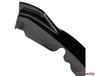Spec-D Glossy Black Polypropylene Front Bumper Lip Splitter Kit Ford Fusion 2019-2020 - LPF-FUS19GB-PQ