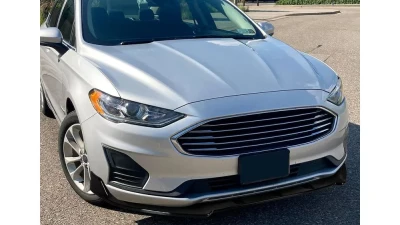 Spec-D Glossy Black 3PC Front Bumper Lip Splitter Kit Ford Fusion 2019-2020                                     - LPF-FUS19GB-PQ - Image 10