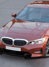 Spec-D Matte Black Polypropylene Front Bumper Lip Splitter Kit BMW G20 | G21 3-Series 2019-2021                                     - LPF-G2019ABK-PQ - Image 10