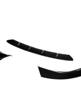 Spec-D Glossy Black Polypropylene Front Bumper Lip Kit BMW G20 M Sport | M340i 3 Series 2019-2020                                     - LPF-G2019GB-AK - Image 6