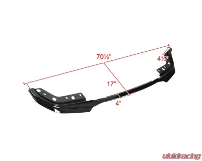 Spec-D Glossy Black ABS Front Bumper Lip Kit BMW G20 | G21 3 Series 2019-2020 - LPF-G2019GB-MP-BN