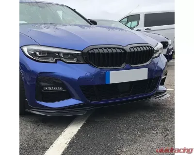 Spec-D Glossy Black ABS Front Bumper Lip Kit BMW G20 | G21 3 Series 2019-2020 - LPF-G2019GB-MP-BN