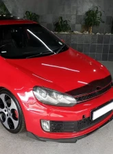 Spec-D Glossy Black Polypropylene Front Bumper Lip Splitter Kit Volkswagen Golf | GTI MK6 2010-2013                                     - LPF-GLF10GB-PQ - Image 10