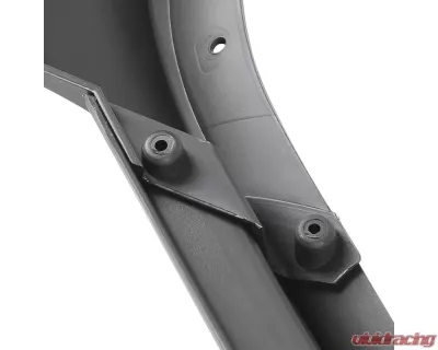 Spec-D Matte Black Polypropylene Front Bumper Lip Kit Volkswagen Golf MK7 2014-2017 - LPF-GLF14BK-AK