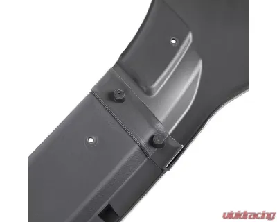 Spec-D Matte Black Polypropylene Front Bumper Lip Kit Volkswagen Golf MK7 | GTI MK7 | Golf-R 2014-2020 - LPF-GLF14BKV2-AK