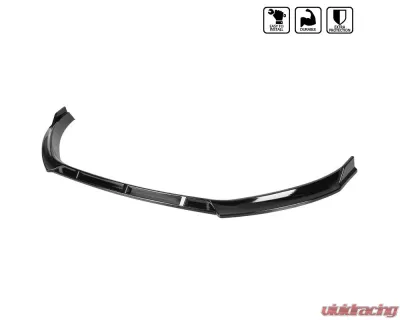 Spec-D Glossy Black Polypropylene Front Bumper Lip Kit Volkswagen Golf MK7 2014-2017 - LPF-GLF14GB-AK