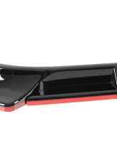 Spec-D Glossy Black | Red Trim Polypropylene Front Bumper Lip Splitter Kit Volkswagen Golf MK7 2014-2017                                     - LPF-GLF14GB-RD-PQ - Image 3