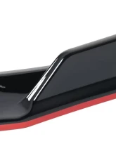 Spec-D Glossy Black | Red Trim Polypropylene Front Bumper Lip Splitter Kit Volkswagen Golf MK7 2014-2017                                     - LPF-GLF14GB-RD-PQ - Image 5