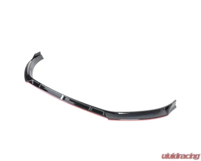 Spec-D Glossy Black | Red Trim Polypropylene Front Bumper Lip Splitter Kit Volkswagen Golf MK7 2014-2017 - LPF-GLF14GB-RD-PQ