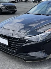 Spec-D Glossy Black Polypropylene Front Bumper Lip Splitter Kit Hyundai Elantra 2021-2022                                     - LPF-HTRA21GB-PQ - Image 10