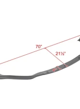 Spec-D Matte Black Polypropylene Front Bumper Lip Splitter Kit Lexus IS250 F-Sport 2014-2016                                     - LPF-IS25014BK-PQ - Image 2