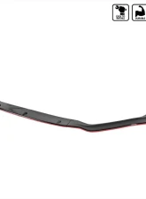 Spec-D Glossy Black | Red Trim Polypropylene Front Bumper Lip Splitter Kit Lexus IS250 F-Sport 2014-2016                                     - LPF-IS25014GB-RD-PQ - Image 10