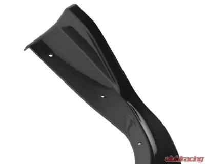Spec-D Glossy Black | Red Trim Polypropylene Front Bumper Lip Splitter Kit Lexus IS250 F-Sport 2014-2016 - LPF-IS25014GB-RD-PQ