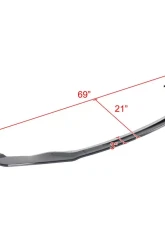Spec-D Glossy Black Polypropylene Front Bumper Lip Splitter Kit Lexus IS-Series 2017-2020                                     - LPF-IS30017GB-PQ - Image 2