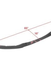 Spec-D Matte Black Polypropylene Front Bumper Lip Splitter Kit Mazda Miata (MX-5) 2016-2021                                     - LPF-MIA16BK-PQ - Image 2