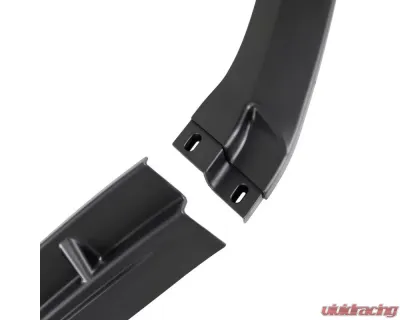 Spec-D Matte Black Polypropylene Front Bumper Lip Splitter Kit Ford Mustang 2013-2014 - LPF-MST13BK-PQ