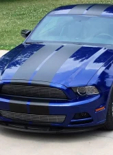 Spec-D Matte Black Polypropylene Front Bumper Lip Splitter Kit Ford Mustang 2013-2014                                     - LPF-MST13BK-PQ - Image 10