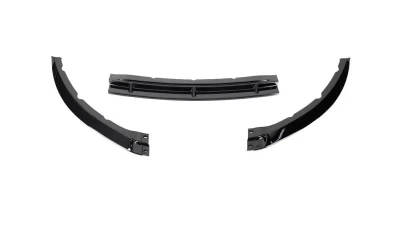 Spec-D Glossy Black 3PC Front Bumper Lip Splitter Kit Ford Mustang 2013-2014                                     - LPF-MST13GB-PQ - Image 7