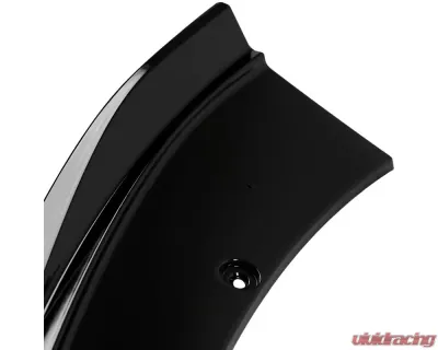 Spec-D Glossy Black Polypropylene Front Bumper Lip Kit Ford Mustang 2015-2017 - LPF-MST15GB-AK
