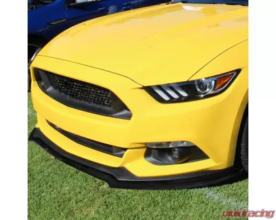Spec-D Glossy Black Polypropylene Front Bumper Lip Kit Ford Mustang 2015-2017 - LPF-MST15GB-AK