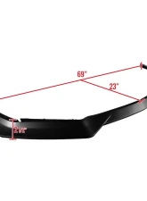 Spec-D Black Polypropylene Front Bumper Lip Ford Mustang GT 2018-2019                                     - LPF-MST18A-BN - Image 2
