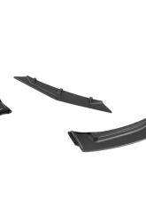 Spec-D Matte Black Polypropylene Front Bumper Lip Kit Mazda 3 2014-2018                                     - LPF-MZ314BK-AK - Image 6