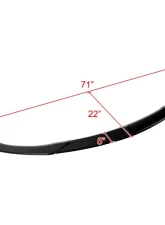 Spec-D Glossy Black Polypropylene Front Bumper Lip Kit Mazda 3 2019-2020                                     - LPF-MZ319GB-AK - Image 2