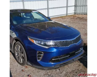 Spec-D Glossy Black Polypropylene Front Bumper Lip Splitter Kit Kia Optima 2016-2018 - LPF-OPM16SXGB-PQ