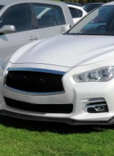 Spec-D Glossy Black Polypropylene Front Bumper Lip Kit Infiniti Q50 Sport 2014-2018                                     - LPF-Q5014GB-AK - Image 10