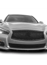 Spec-D Glossy Black Polypropylene Front Bumper Lip Kit Infiniti Q50 Non-Sport 2014-2017                                     - LPF-Q5014GBV2-AK - Image 10