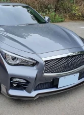 Spec-D Glossy Black Polypropylene Front Bumper Lip Kit Infiniti Q50 Sport 2018-2020                                     - LPF-Q5018GB-AK - Image 10