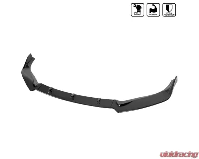 Spec-D Glossy Black Polypropylene Front Bumper Lip Kit Nissan Sentra 2016-2019 - LPF-SEN16GB-AK