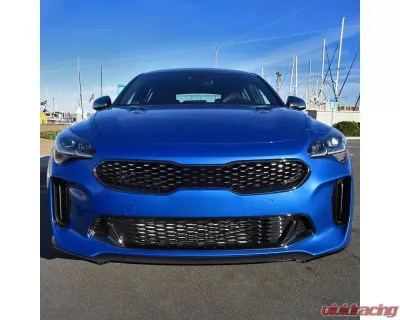 Spec-D Glossy Black Polypropylene Front Bumper Lip Splitter Kit Kia Stinger 2018-2021 - LPF-STG18GB-PQ