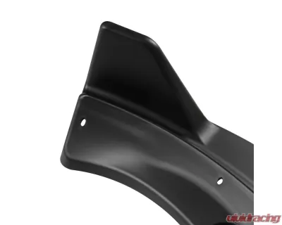 Spec-D Matte Black Polypropylene Front Bumper Lip Kit Tesla Model 3 2017-2020 - LPF-TSLA317BK-AK