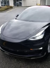 Spec-D Glossy Black Polypropylene Front Bumper Lip Kit Tesla Model 3 2017-2020                                     - LPF-TSLA317GB-AK - Image 10