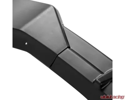 Spec-D Matte Black Polypropylene Front Bumper Lip Splitter Kit Tesla Model S 2016-2020 - LPF-TSLAS17BK-PQ
