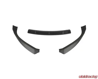 Spec-D Matte Black Polypropylene Front Bumper Lip Splitter Kit Tesla Model S 2016-2020 - LPF-TSLAS17BK-PQ