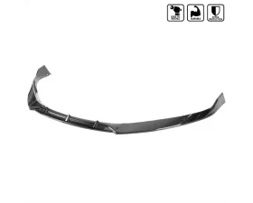 Spec-D Glossy Black Polypropylene Front Bumper Lip Splitter Kit Tesla Model S 2016-2020