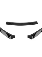 Spec-D Glossy Black Polypropylene Front Bumper Lip Splitter Kit Tesla Model S 2016-2020                                     - LPF-TSLAS17GB-PQ - Image 7