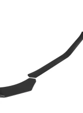 Spec-D Universal Matte Black Polypropylene 3pc Style Front Bumper Lip                                     - LPF-U001BK-AK - Image 3